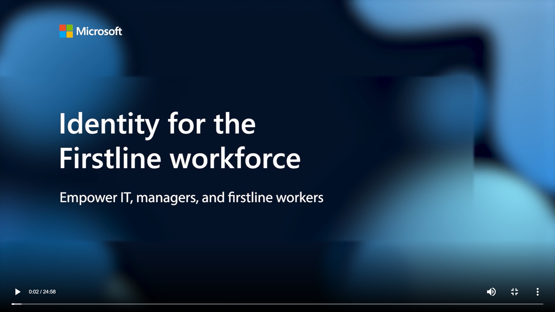 Identity For The Firstline Workforce Empower It Managers And Firstline Workers Microsoft