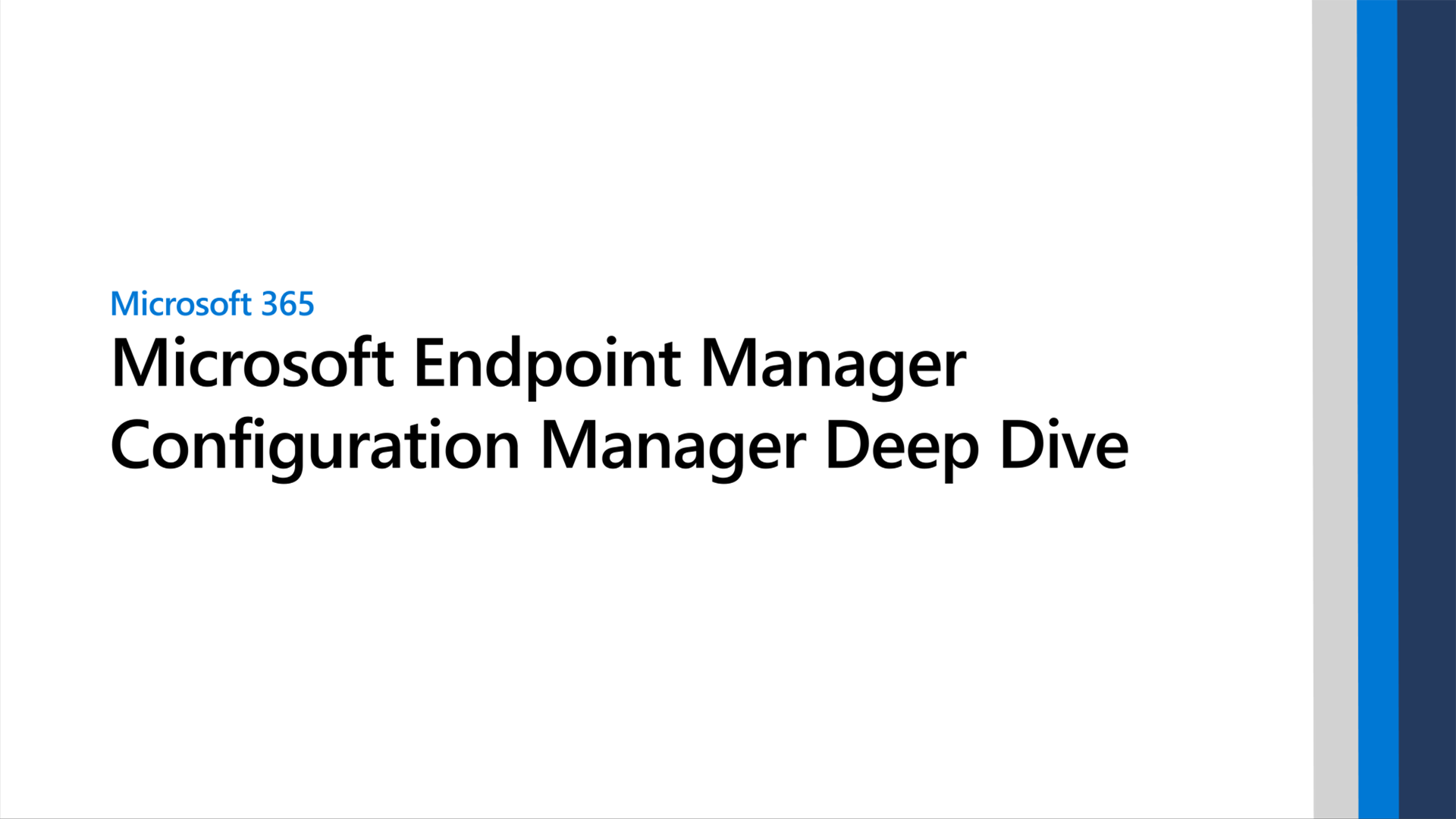 Microsoft endpoint configuration manager