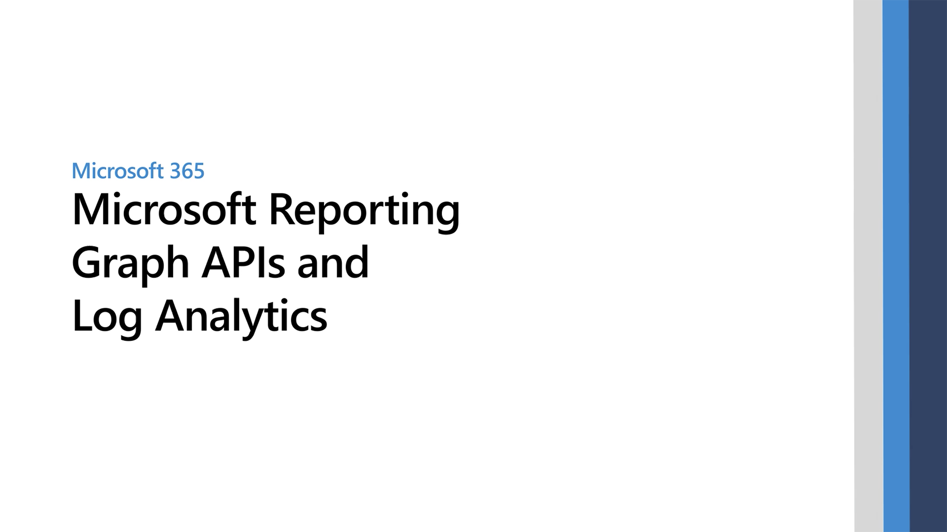 Microsoft Endpoint Manager Reporting Graph APIs and Log Analytics