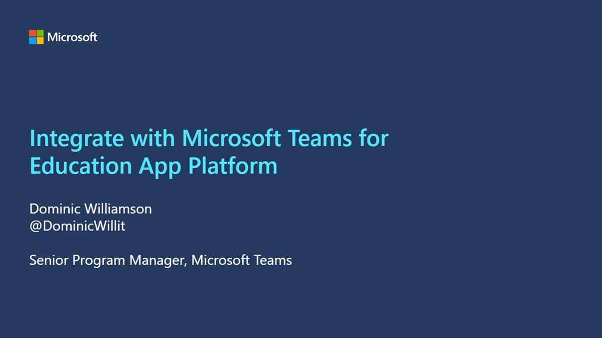 Integrate with Microsoft Teams for Education App Platform - Microsoft ...