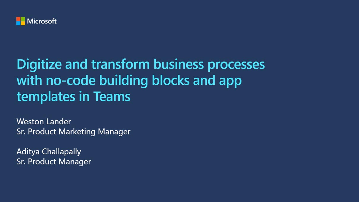 Digitize and transform business processes with no-code building blocks ...